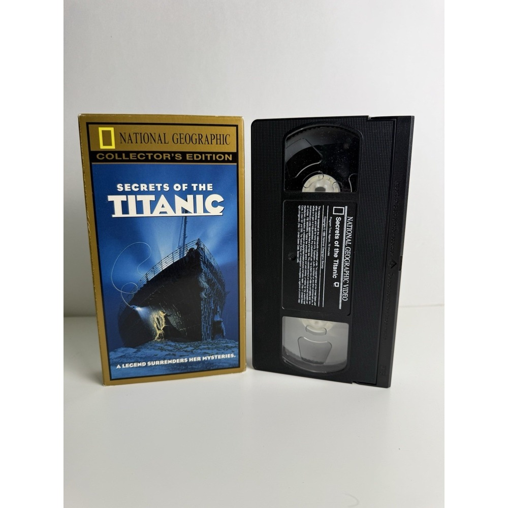 National Geographic - Secrets of the Titanic VHS Collectors Edition